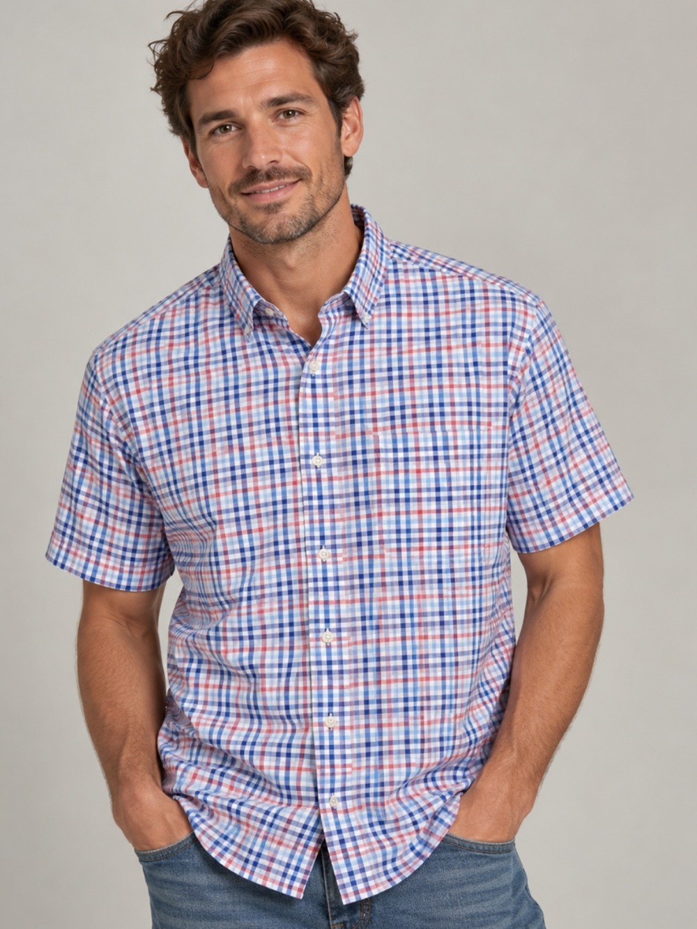L.L. Bean Men’s Plaid Button Down Shirt – Size XXL Tall